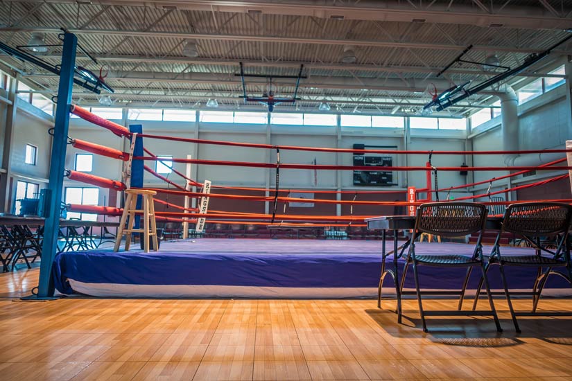 boxing ring inside a gym - core principles
